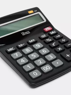 87 000 сум / шт. Калькулятор Deli 1210 160х122 мм (12 разрядный)