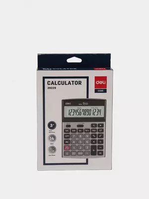 136 000 сум / шт. Калькулятор Deli 39229 (14-разрядный)