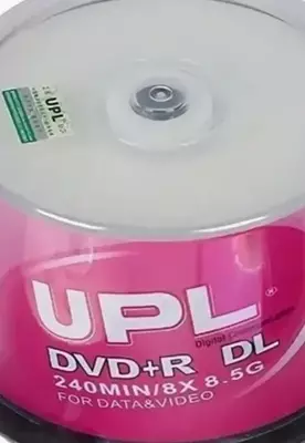 Диск UPL DVD+R - 3 500 сум / шт.