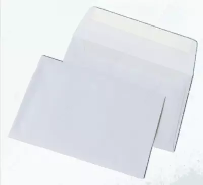 Конверт С5 162х229 мм белый, 50 шт в упаковке