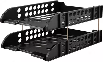 Полочка (лоток) для бумаг горизонтальный Deli Е9216