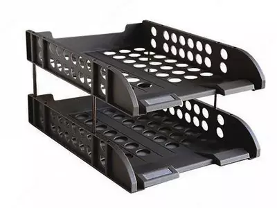 Полочка (лоток) для бумаг горизонтальный Deli Е9216 - 190 000 сум / шт.