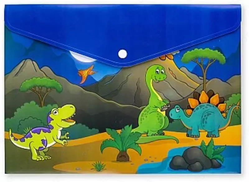 Папка-конверт А4 с кнопкой Centrum DINOSAUR 0