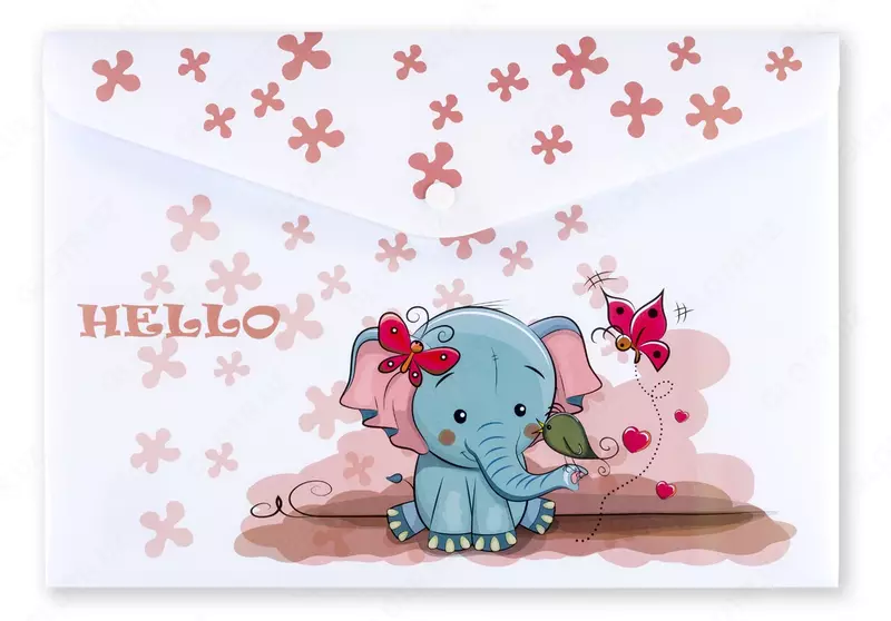 Папка-конверт на кнопке А4 Centrum Unicorns 0