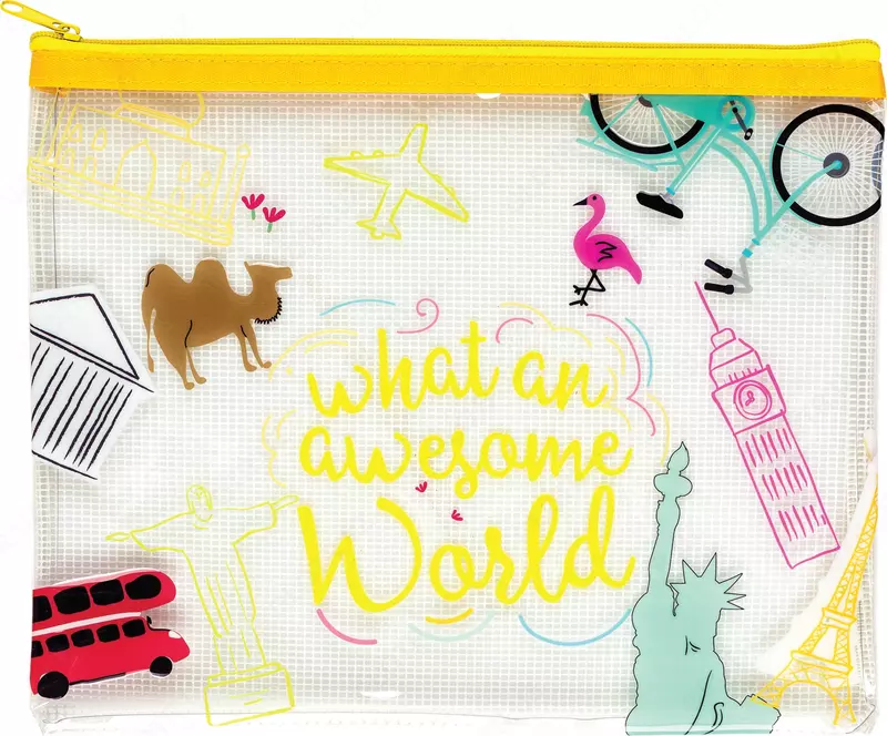 Папка на молнии Centrum А5+ 26х20 см 1мм