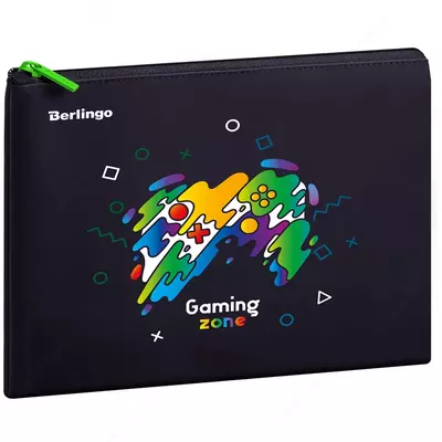 Папка на молнии А5 Berlingo "Gaming Zone"