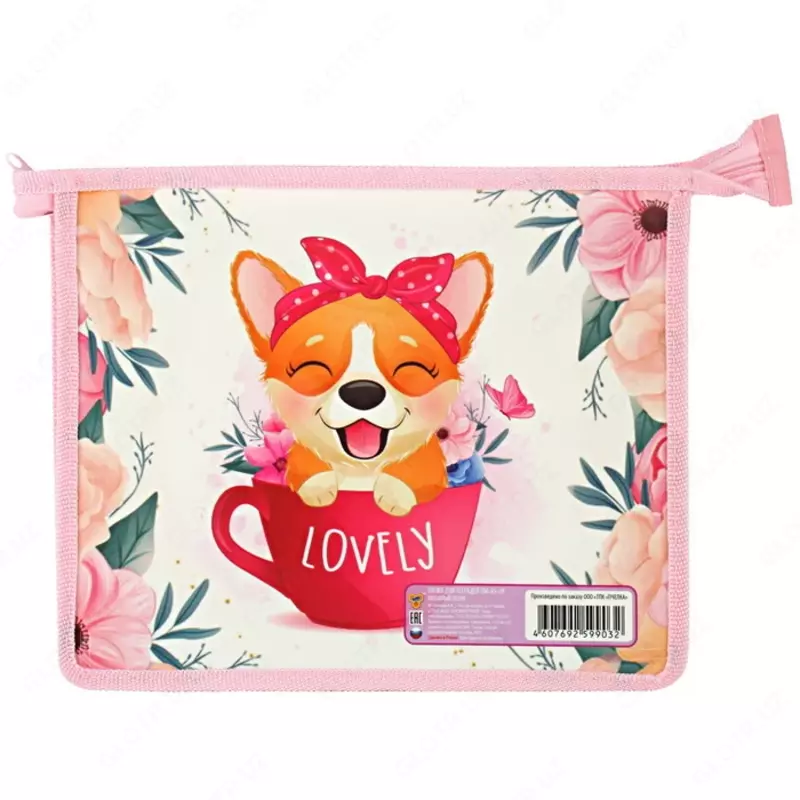 Папка детская на молнии Только в розницу