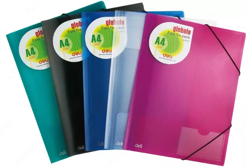 Папка Deli 39579 на эластичных резинках
