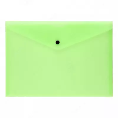 Папка-конверт с кнопкой А4 светло-зеленый - 4 500 сум / шт.