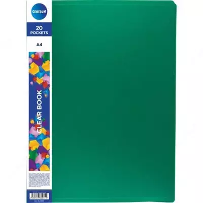 Папка А4 VISIT "K" с 20 п\э кармашками (ассорти) ПВХ - 12 000 сум / шт.