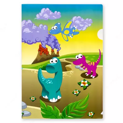 15 мм L-тип DINOSAUR ассорти ПП