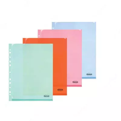 Папка-уголок А4 с перфорацией