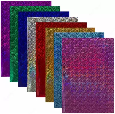 35 000 сум / шт. Бумага декоративная с голографическим эффектом на клеевой основе А4