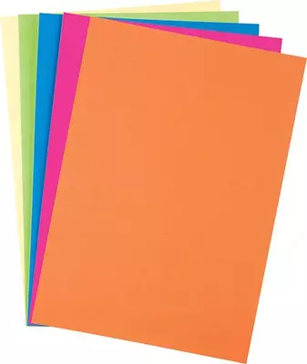 Qog'oz neon o'z-o'zidan yopishtiruvchi A4