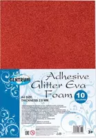 Набор декоративной самоклеящейся бумаги Centrum Eva Foam Glitter А4 10 цв. 2.00 мм