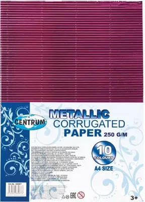 Gofrirovka qilingan qog'oz "Metalik" A4