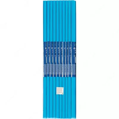 Набор креповой цветной бумаги 50x200cм 10 шт. голубой цвет