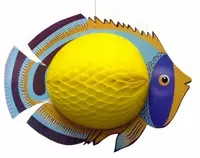 Набор цветной бумаги "Рыбка" С33406 (игрушка объемная)