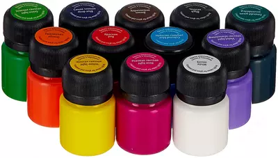 Набор акриловых красок Декола по стеклу и керамике