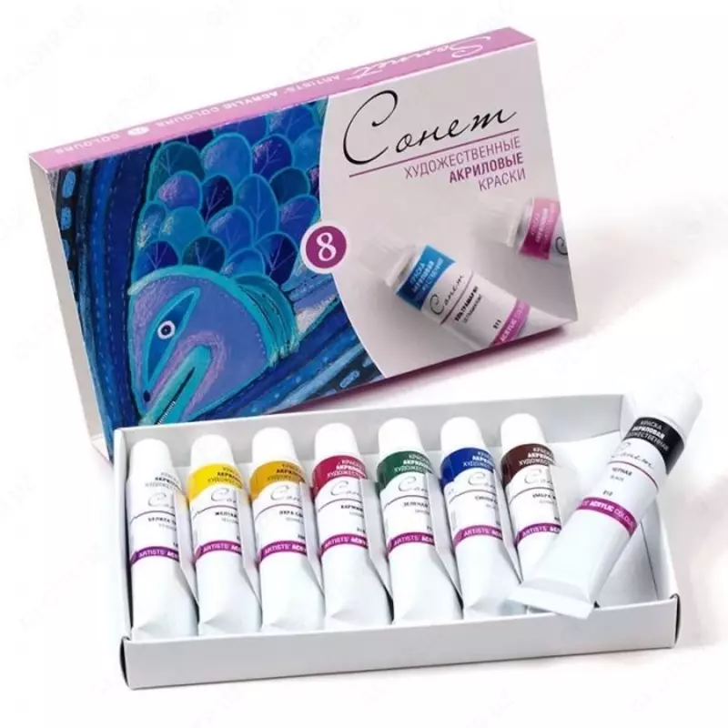 Набор акриловых красок Сонет