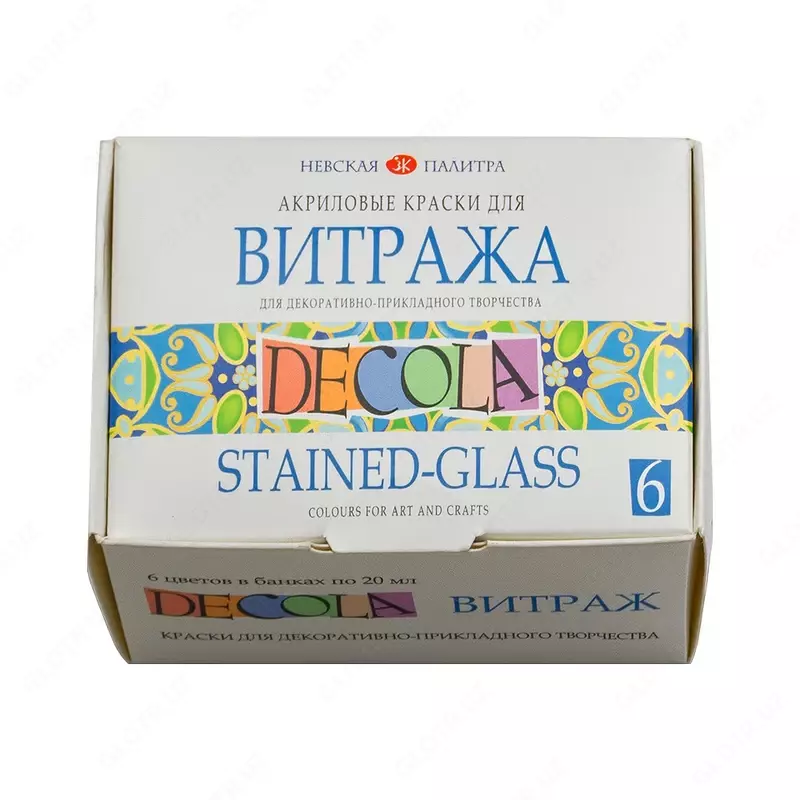 Набор акриловых красок Декола для витража