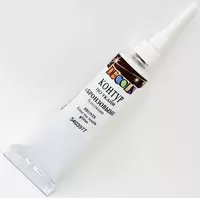 Контур по ткани Декола с бронзовыми блестками