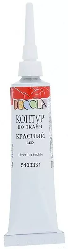 Mato konturi Decola qizil