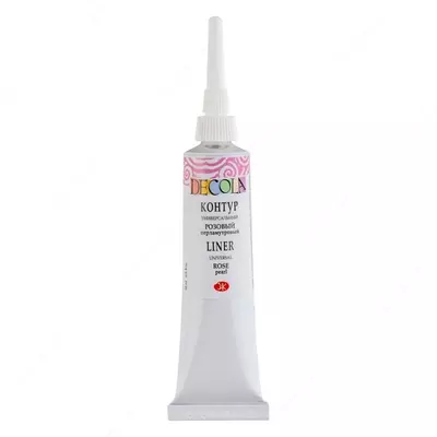 Контур универсальный Декола розовый перламутровый