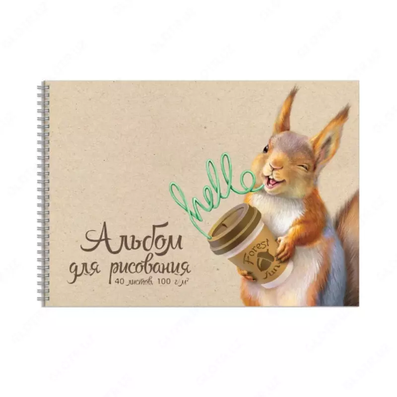 50 000 so'm Sketchbook 40 l / A4 blok - oq ofset 100 g / m²