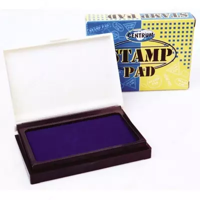 Штемпельная подушка синяя