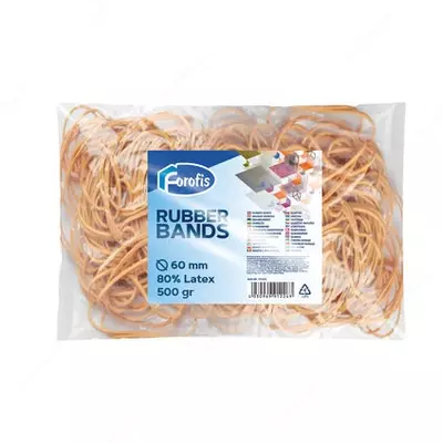 Резинки для денег диаметр 60 мм (80% латекс)