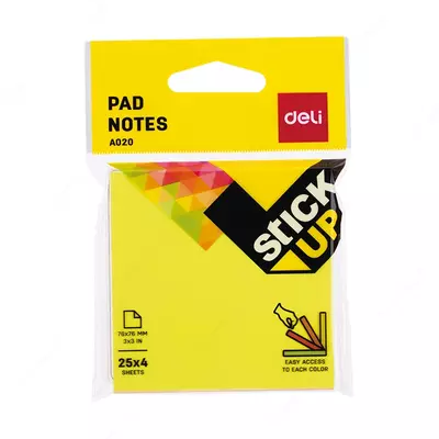 Post-it (stikerlar) Deli 02002