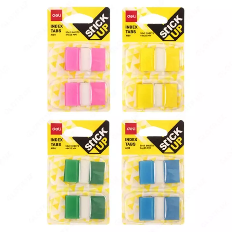 Стикеры - индексы 44х25 мм 50 листов - 4 400 сум