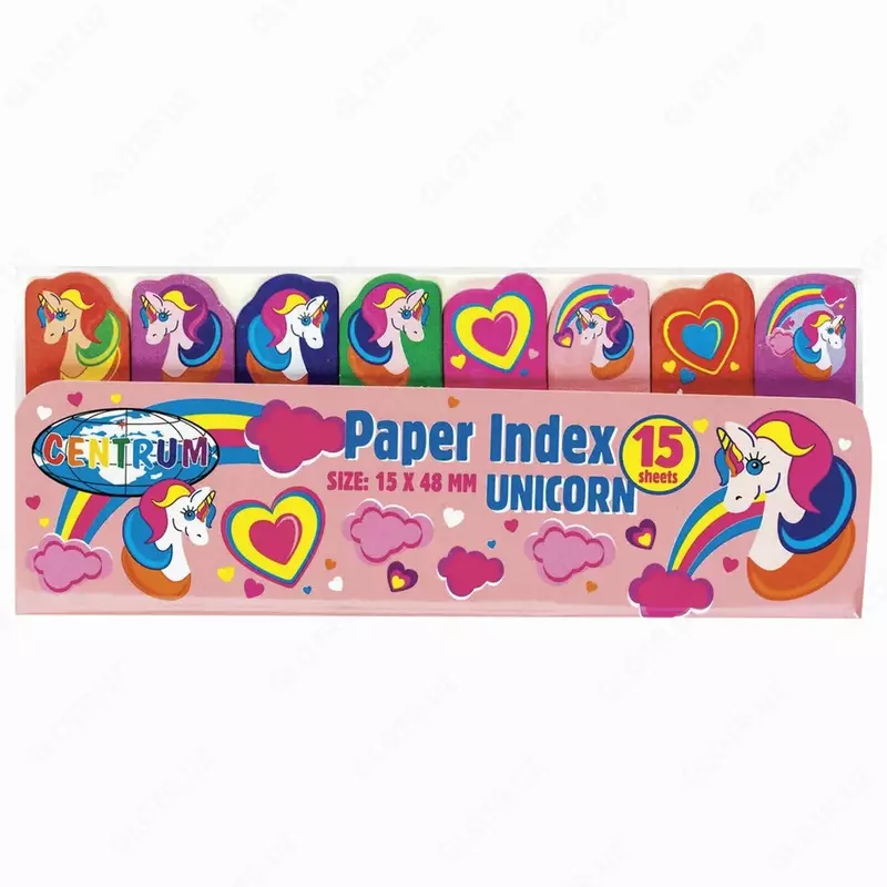 Стикеры-индексы бумажные UNICORN