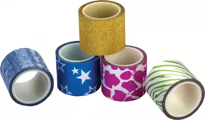 Клейкая лента декоративная GLITTER 30 мм x 3.00м/в дисплее