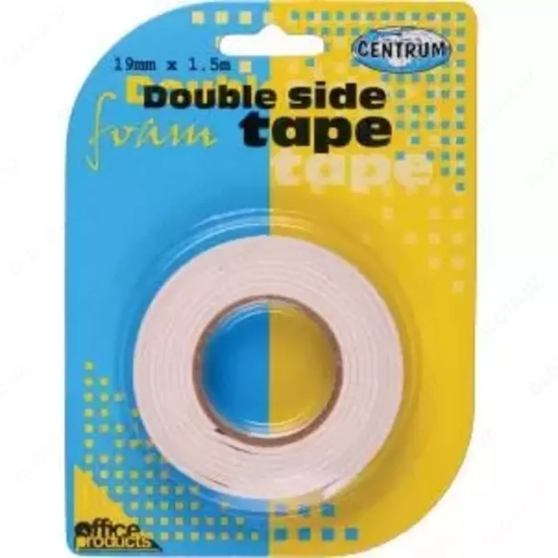 Клейкая лента двухсторонняя 19х1
