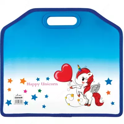 Папка - портфель А4 Unicorns на застежке липучке