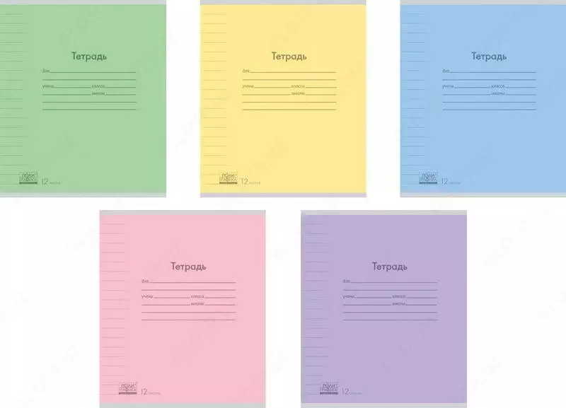 Тетрадь 12 листов
