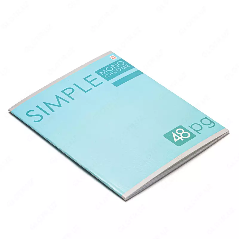 однотонная обложка