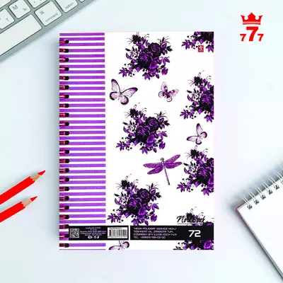 Тетрадь на пружине А5 72 листа