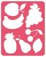 Набор трафаретов "Фрукты"