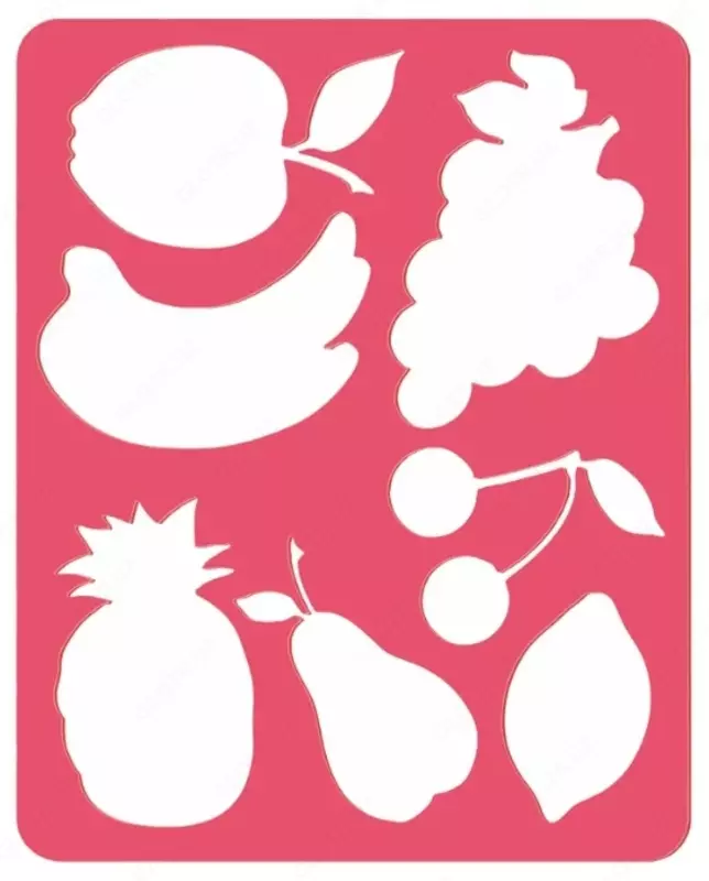 Набор трафаретов "Фрукты"
