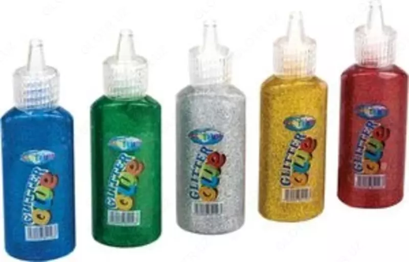 Клей с блестками для аппликаций 21 мл х 24 флакона - 7 000 сум
