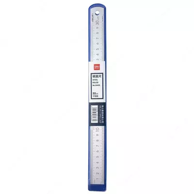 Линейка металлическая DELI 8463