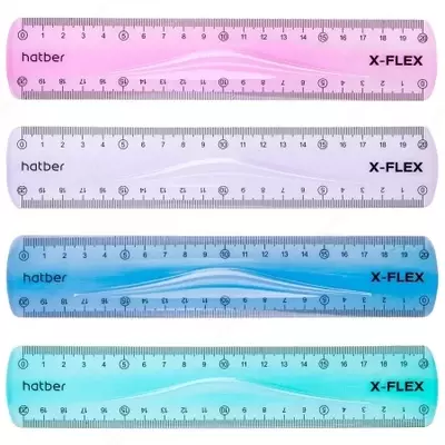 Moslashuvchan plastik o'lchagich 20 sm (turli xil) - 5 500 so'm / dona