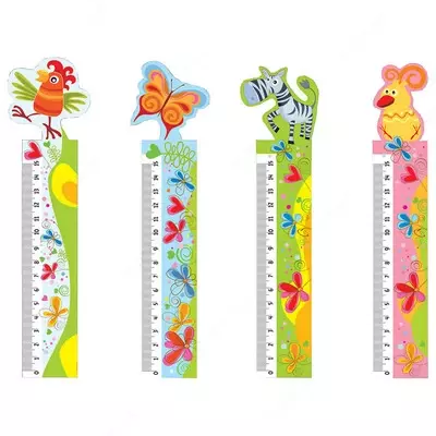 Линейка-закладка для книг 3D GIRAFFE 15х4 см