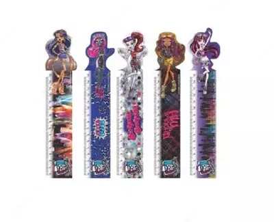 Линейка-закладка для книг Centrum Мonster high пластиковая, ассорти/ПП упаковка