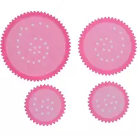 Линейка-трафарет пластиковая 20 cм/ПВХ упаковке - 4 300 сум