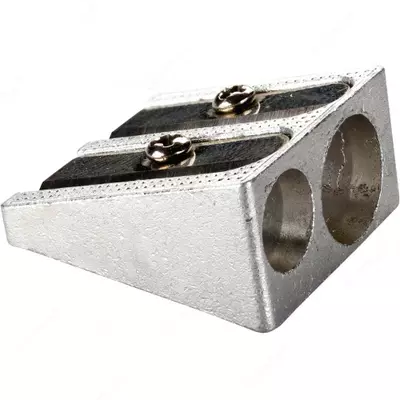 Точилка металлическая с 2 лезвиями