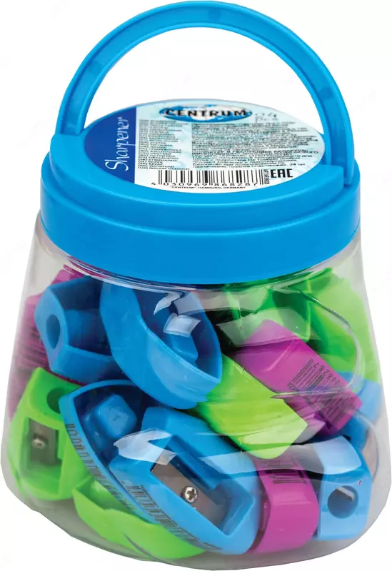 Точилка пластиковая с 1 лезвием - 5 300 сум